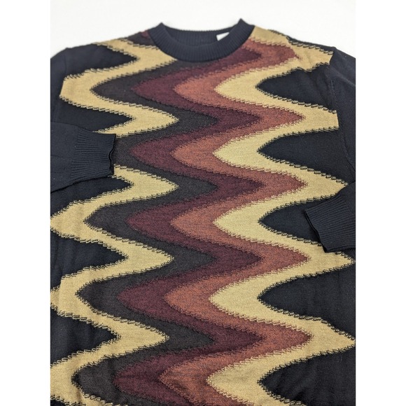 Vintage Biggie Knit Sweater Mens XL 3D 90s Protege Collection Wool Acrylic Cooj - Picture 2 of 8